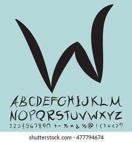 alphabet set design, vector illustration