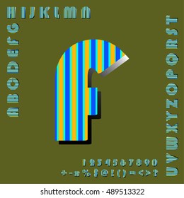 alphabet set design, vector illustration