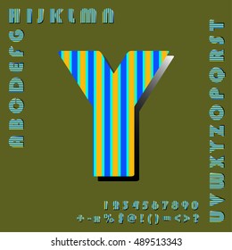 alphabet set design, vector illustration