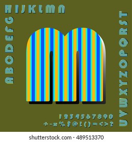alphabet set design, vector illustration

