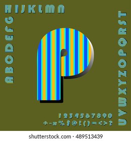 alphabet set design, vector illustration