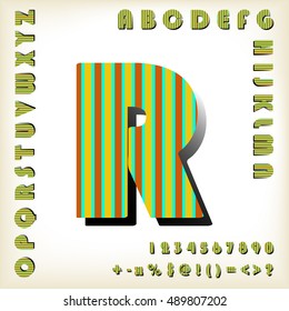 alphabet set design, vector illustration