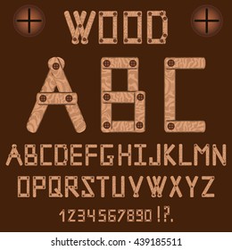 Alphabet. Set of letters. Vector abc.