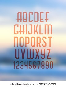Alphabet Set / Typographic Vector