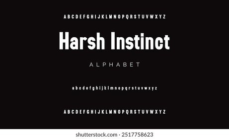 alphabet, simple bold sans serif letters, versatile sport font for professional athletic, gym, adventure, sporty logo, emphasis powerful headline, contemporary typography, robust typographic