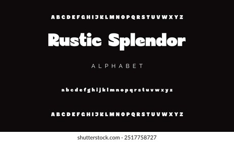 alphabet, einfache fett sans serif letters, vielseitige sport schriftart für professionelle athletik, fitness, abenteuer, sportliches logo, betonung starke schlagzeile, zeitgenössische typografie, robuste typografische