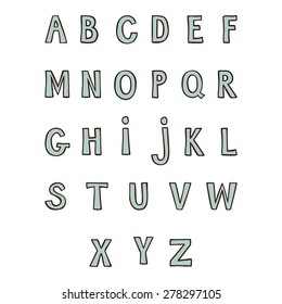 alphabet sketch