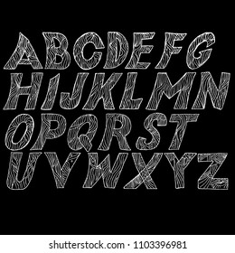 alphabet, sketch doodle