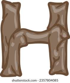 an alphabet with a soil theme