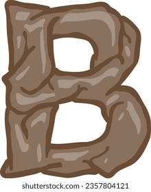 an alphabet with a soil theme
