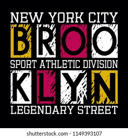 Alphabet sport athletic typography vector illustration for t shirt