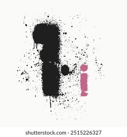 alphabet spray, Wet paint font type, initial letter I is spray painted, graffiti artist, letter ink stroke, initial graffiti I alphabet,  alphabet I with ink spray, hand drawn alphabet