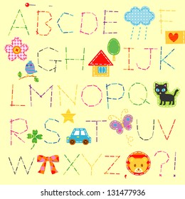 alphabet / stitch