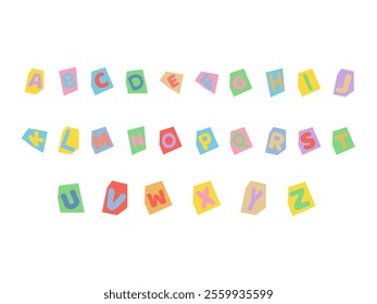 Alphabet Style Design Element Set