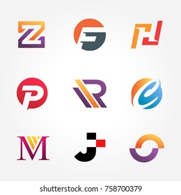 Alphabet symbol design for your company