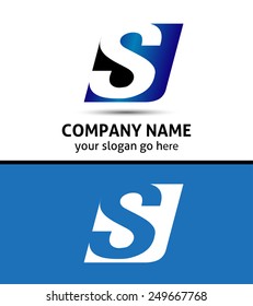 Alphabet Symbols And Elements Of Letter S, such a logo 