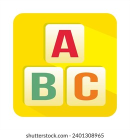 alphabet symbols with the letters A B C in them
