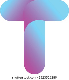 Alphabet T Creative Design , Adobe Illustrator Artwork