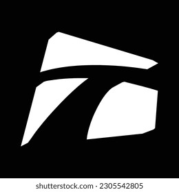 Alphabet T initial letter logo abstract monogram template