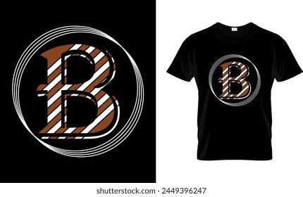 alphabet t shirt design B b