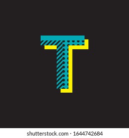 alphabet, T, typography, typographic design, text, font