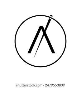 alphabet a tailer logo icon 