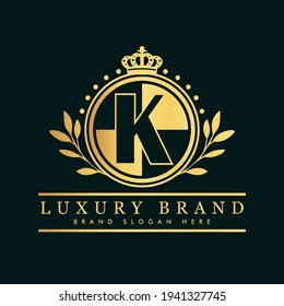 Alphabet template logo . gracefull letter K logo initial