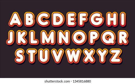 Alphabet text designs