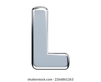 Alphabet text effect 3d rendering vector illustration