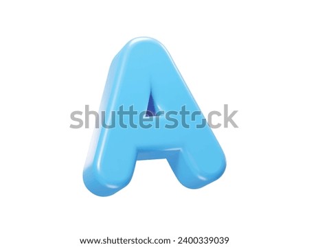 Alphabet text effect illustration transparent element