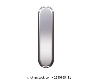 Alphabet text effect transparent vector element rendering