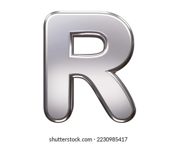 Alphabet text effect transparent vector element rendering