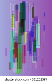 Alphabet I text pattern art