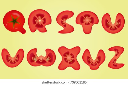 Alphabet Tomato Style (Q-Z)s