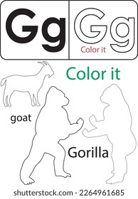 Alphabet Tracing Book for Kids. Alphabet tracing practice Letter A to Z. Uppercase lowercase trace practice activity page. Trace and color for kids.Kids worksheet with alphabet letters.Tracing page.