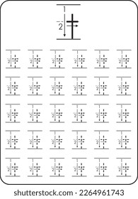 Alphabet Tracing Book for Kids. Alphabet tracing practice Letter A to Z. Uppercase lowercase trace practice activity page. Trace and color for kids.Kids worksheet with alphabet letters.Tracing page.