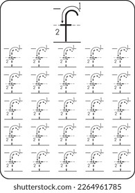 Alphabet Tracing Book for Kids. Alphabet tracing practice Letter A to Z. Uppercase lowercase trace practice activity page. Trace and color for kids.Kids worksheet with alphabet letters.Tracing page.
