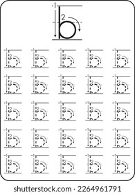 Alphabet Tracing Book for Kids. Alphabet tracing practice Letter A to Z. Uppercase lowercase trace practice activity page. Trace and color for kids.Kids worksheet with alphabet letters.Tracing page.