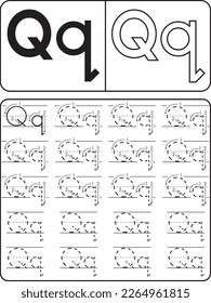 Alphabet Tracing Book for Kids. Alphabet tracing practice Letter A to Z. Uppercase lowercase trace practice activity page. Trace and color for kids.Kids worksheet with alphabet letters.Tracing page.