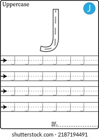 ALPHABET TRACING LETTERS STEP BY STEP A-Z Write the letter Alphabet Writing lesson for children