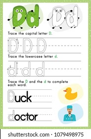 Alphabet Tracing Worksheet. Alphabet activity for pre schoolers and kindergarten A-Z.English activity for kids. A4 paper ready to print. svg