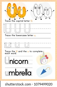 Alphabet Tracing Worksheet. Alphabet activity for pre schoolers and kindergarten A-Z.English activity for kids. A4 paper ready to print.