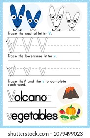 Alphabet Tracing Worksheet. Alphabet activity for pre schoolers and kindergarten A-Z.English activity for kids. A4 paper ready to print.