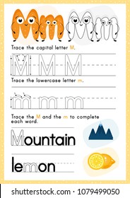 Alphabet Tracing Worksheet. Alphabet activity for pre schoolers and kindergarten A-Z.English activity for kids. A4 paper ready to print.