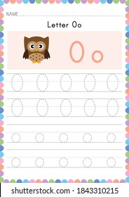 Alphabet Tracing Worksheet. Alphabet activity for pre schoolers and kindergarten A-Z.English activity for kids. A4 paper ready to print.