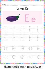 Alphabet Tracing Worksheet. Alphabet activity for pre schoolers and kindergarten A-Z.English activity for kids. A4 paper ready to print.