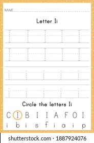 Alphabet Tracing Worksheet. Activity for pre schoolers and kindergarten A-Z.English for kids. A4 paper ready to print.