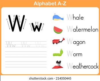 Alphabet Tracing Worksheet: Writing A-Z