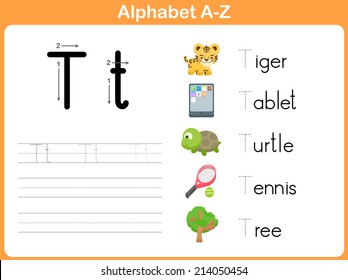 Alphabet Tracing Worksheet: Writing A-Z