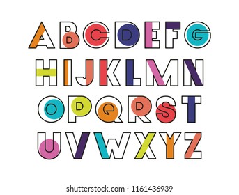 Alphabet Type Font Icons Stock Vector (Royalty Free) 1161436939 ...